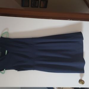 Navy blue sheath dress